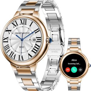 Luxury Smart Watches for Women, 1.19" AMOLED, DA GPT, Answer/Make Call