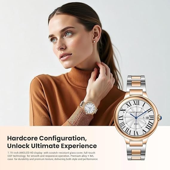 Luxury Smart Watches for Women, 1.19" AMOLED, DA GPT, Answer/Make Call - Image 4