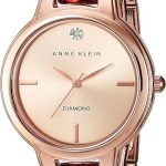 Anne Klein Women's Genuine Diamond Dial Bangle Watch