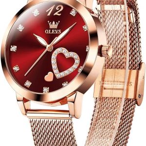 Alternative view of OLEVS Women Watches Elegant Rose Gold Small Wrist Ladies Watch